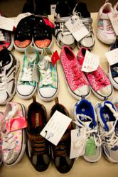 Donated Shoes for Las Vegas Elementary School Students
